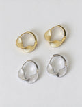 Twisted Texture Hoop Earrings - DippedShop Wholesale - #8483