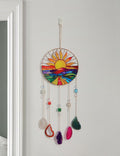 Boho Style Sun Spiral Colorful Stone Suncatchers MK2CZAS6H7HLS50