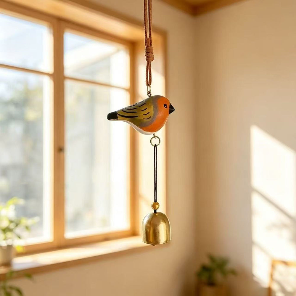 Creative Wooden Bird Hanging Wind Chime 6H7HLS220