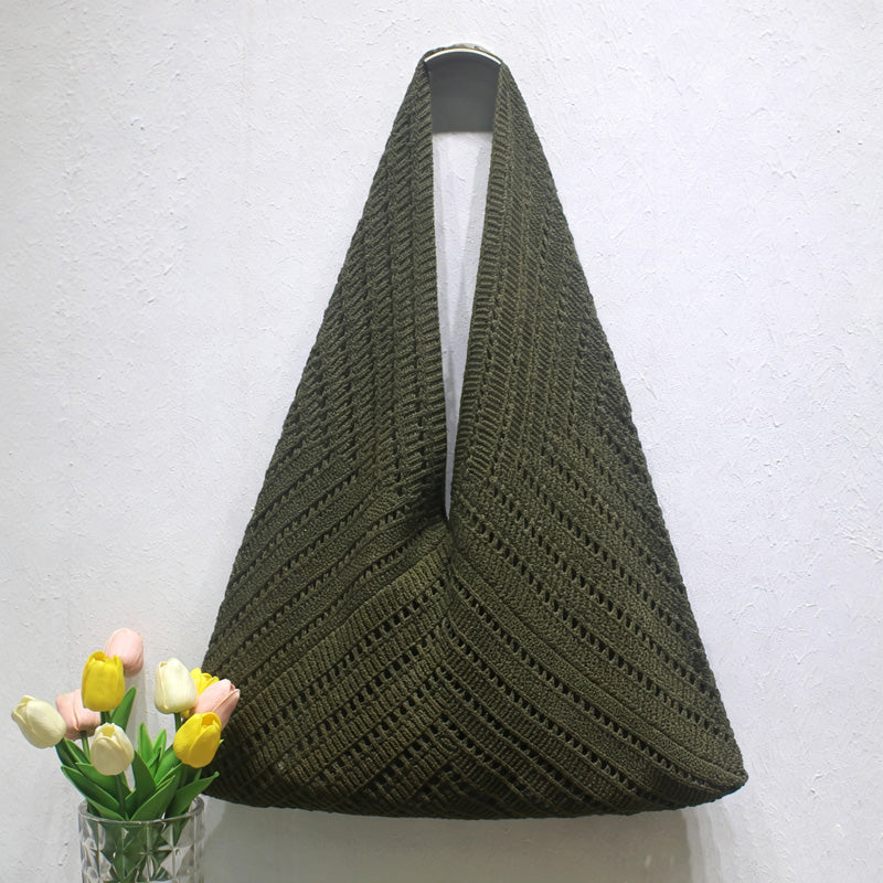 Trendy Hollow Out Solid Color Tote Bag 6W10BBG1778