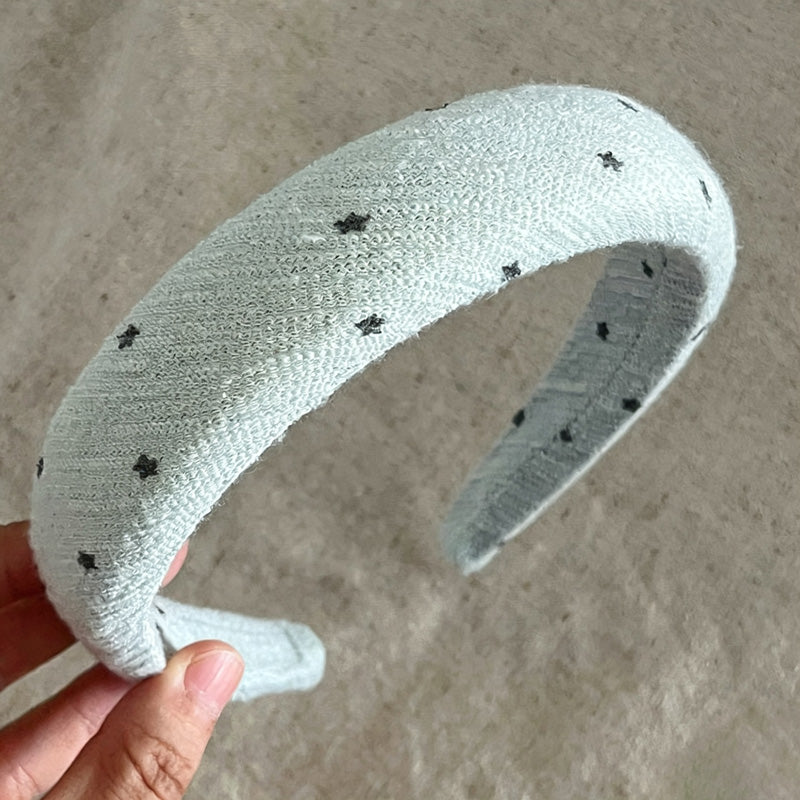 Cute Star Print Padded Wide Headband 6W6HBD295