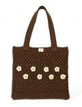 Sweet Floral Crochet Hollow Shoulder Bags 6W10BBG1568