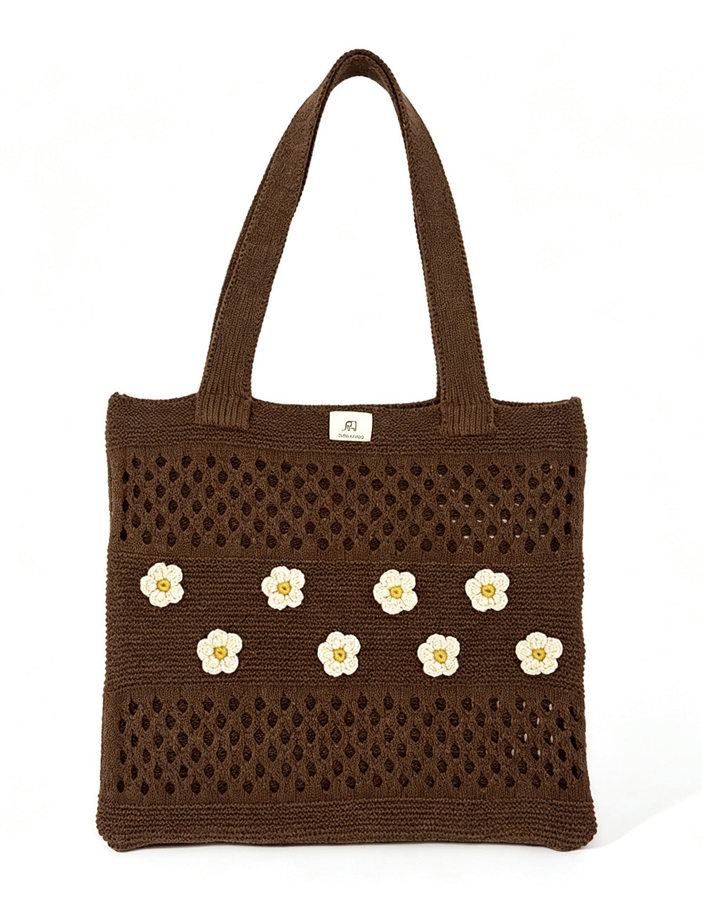 Sweet Floral Crochet Hollow Shoulder Bags 6W10BBG1568