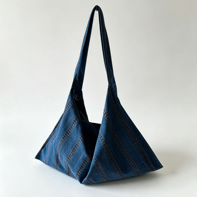 Casual Washed Large Capacity Slouch Tote Bag 6S10BBG1469