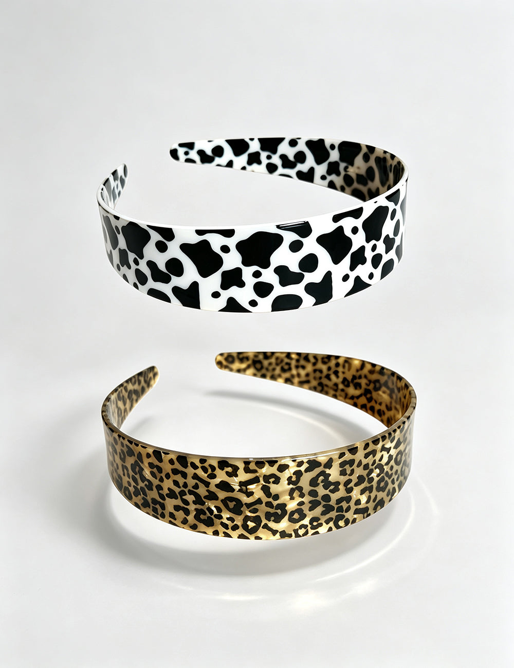 Vintage Leopard Print Acrylic Wide Headband 6W6HBD402