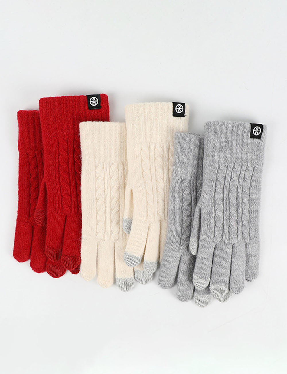 Cable Knit Gloves - DippedShop Wholesale - #0963