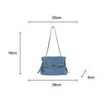 Casual Denim Flap Shoulder Bag 6W10BBG1351