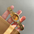 Rhinestone Oval Quartz Watch - DippedShop Wholesale - #8723
