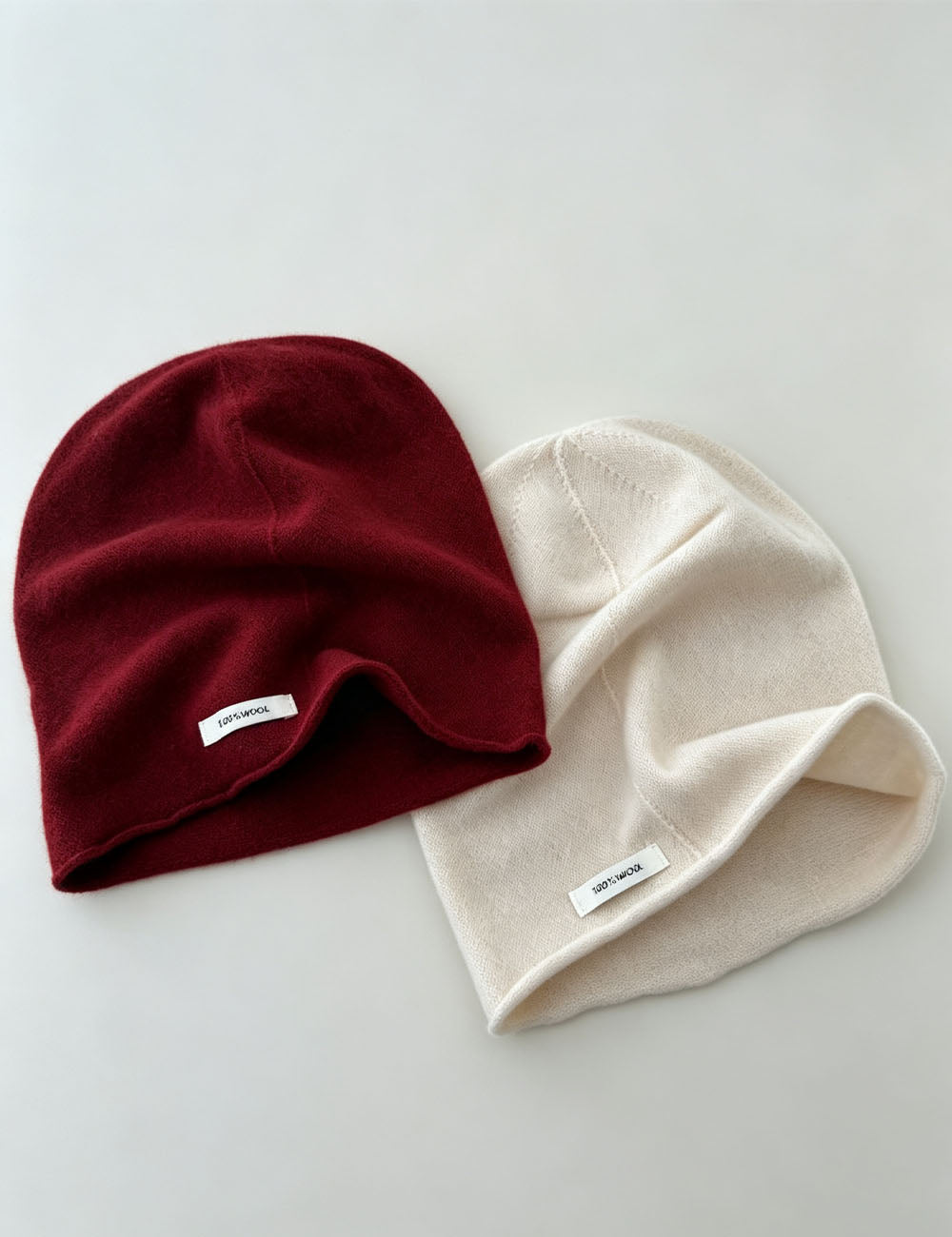 Wool Blend Color Block Beanie - DippedShop Wholesale - #6259
