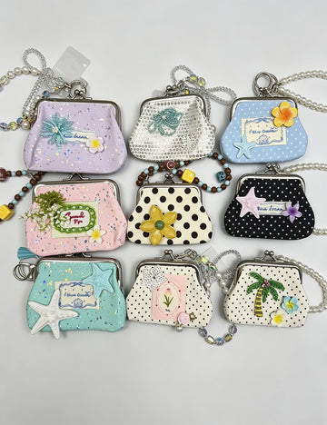 Mini Kiss Lock Coin Purse - DippedShop Wholesale - #7715