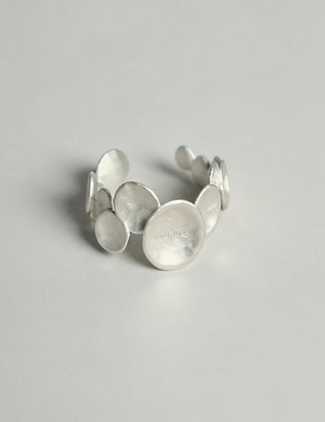Irregular Disc Open Ring - DippedShop Wholesale - #0435