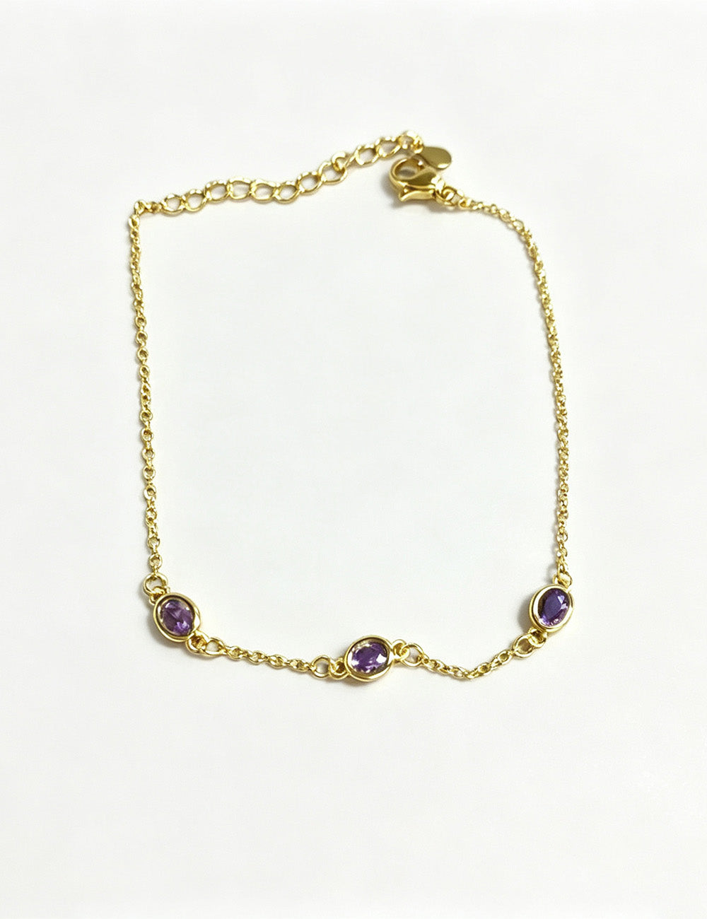 Gold Plated Cubic Zirconia Chain - DippedShop Wholesale - #3251