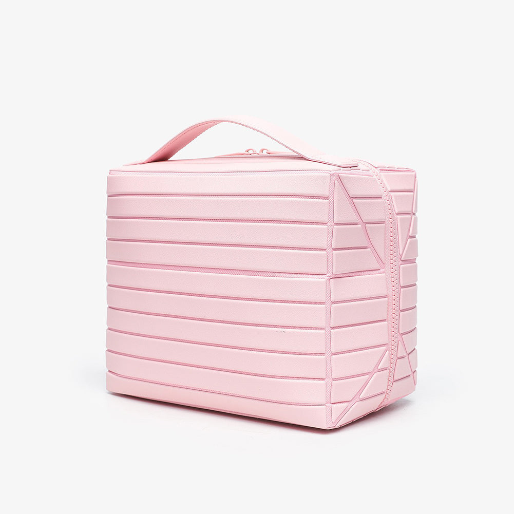 Trendy Striped Large Capacity Foldable Makeup Bag 6W5CO393