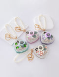 3D Floral Rhinestone Bag Charm - DippedShop Wholesale - #6755