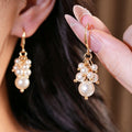 Pearl Cluster Grape Dangle Earrings 6W6JER783