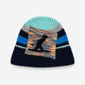 Color Block Splice Floral Jacquard Bucket Hat 6W6HAT634