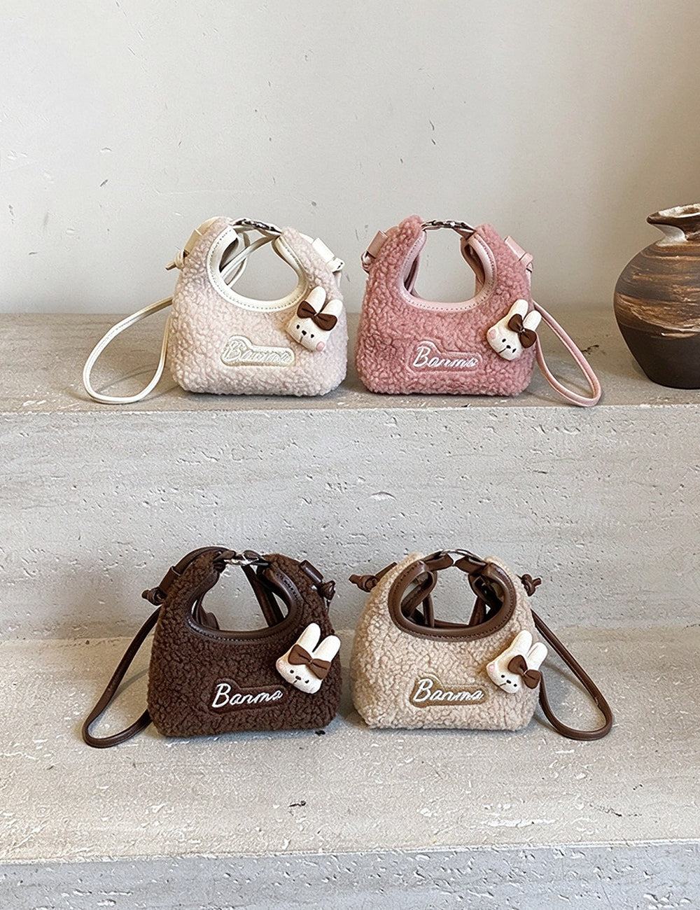Mini Plush Doll Shoulder Bag - DippedShop Wholesale - #1827