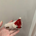 Plush Santa Hair Clip - DippedShop Wholesale - #2707