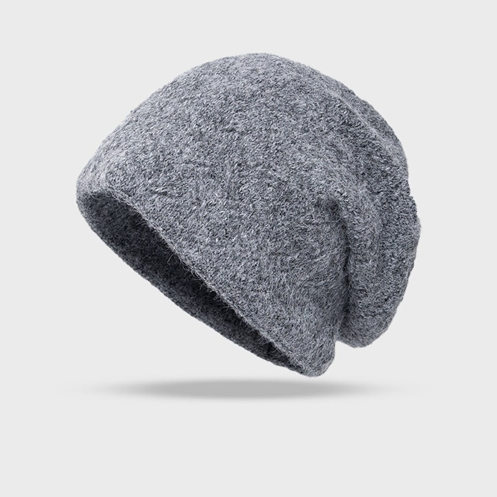 Hollow Out Jacquard Warm Knit Beanie 6W6HAT669