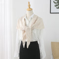 Fashion Hollow Out Knit Triangle Shawl Wrap 6W6NSC47