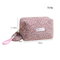 Vintage Leopard Pattern Plush Cosmetic Bag 6C5CO269