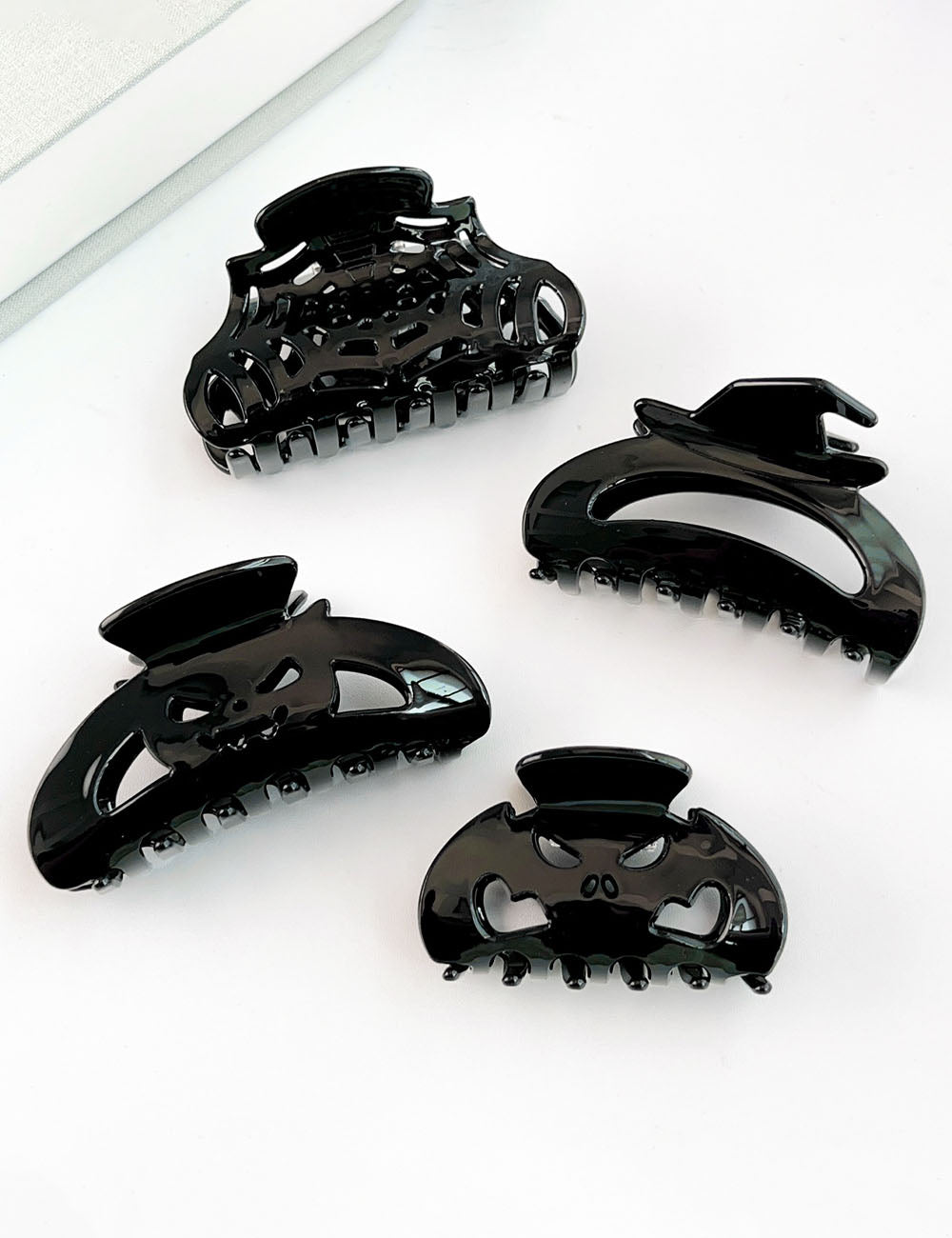 Witch Hat Pumpkin Hair Claw - DippedShop Wholesale - #6963