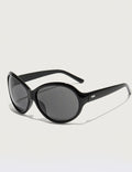 Retro Oversized Oval Frame Sunglasses MK2PPIM6W6GSG220
