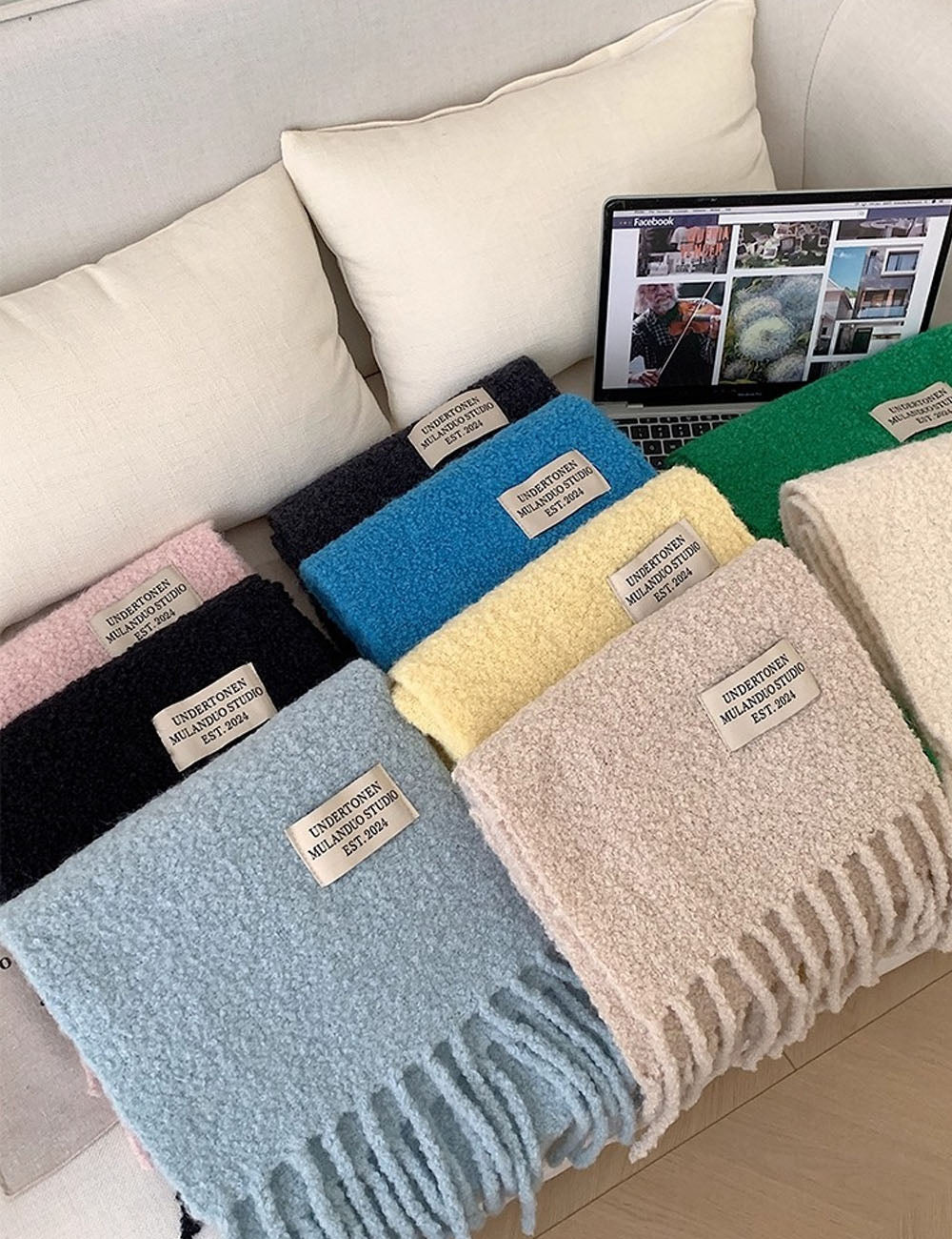 Tassel Wool Scarf - DippedShop Wholesale - #1635