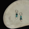 Beaded Hoop Earrings - DippedShop Wholesale - #4147