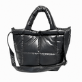 Shiny Solid Color Puffer Crossbody Bag 6W10BBG1806