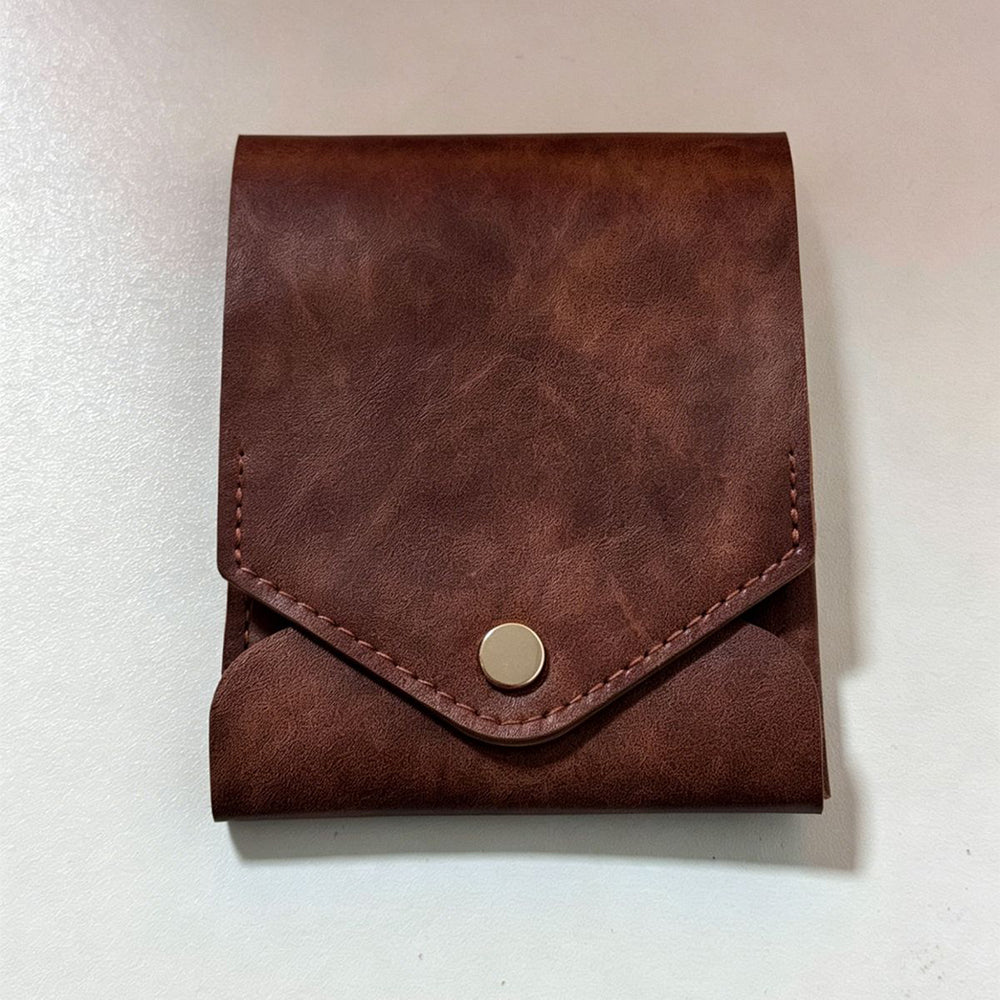 Vintage Genuine Leather Short Bifold Wallet 6W10BWB298