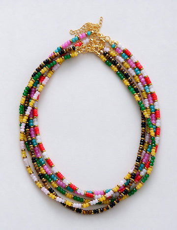Beaded Choker Necklace - DippedShop Wholesale - #1123