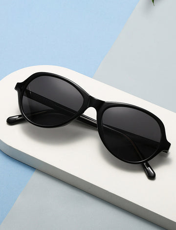 Vintage Oval Frame UV Protection Sunglasses MK2PPIM6W6GSG223