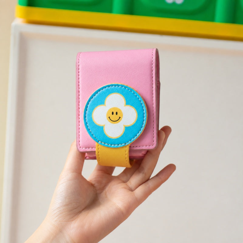 Cute Cartoon Flower Print Portable Jewelry Case 6W13HSJ103