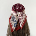 Bohe Style Patchwork Paisley Print  Square Scarf 6W6NSC243