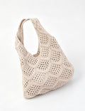 Simple Solid Color Hollow Hand Crochet Handbags 6W10BBG1589