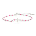 Cross Bead Chain Bracelet - DippedShop Wholesale - #4195