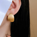 Minimalist Gold Plated Geometric Stud Earrings 6W6JER703