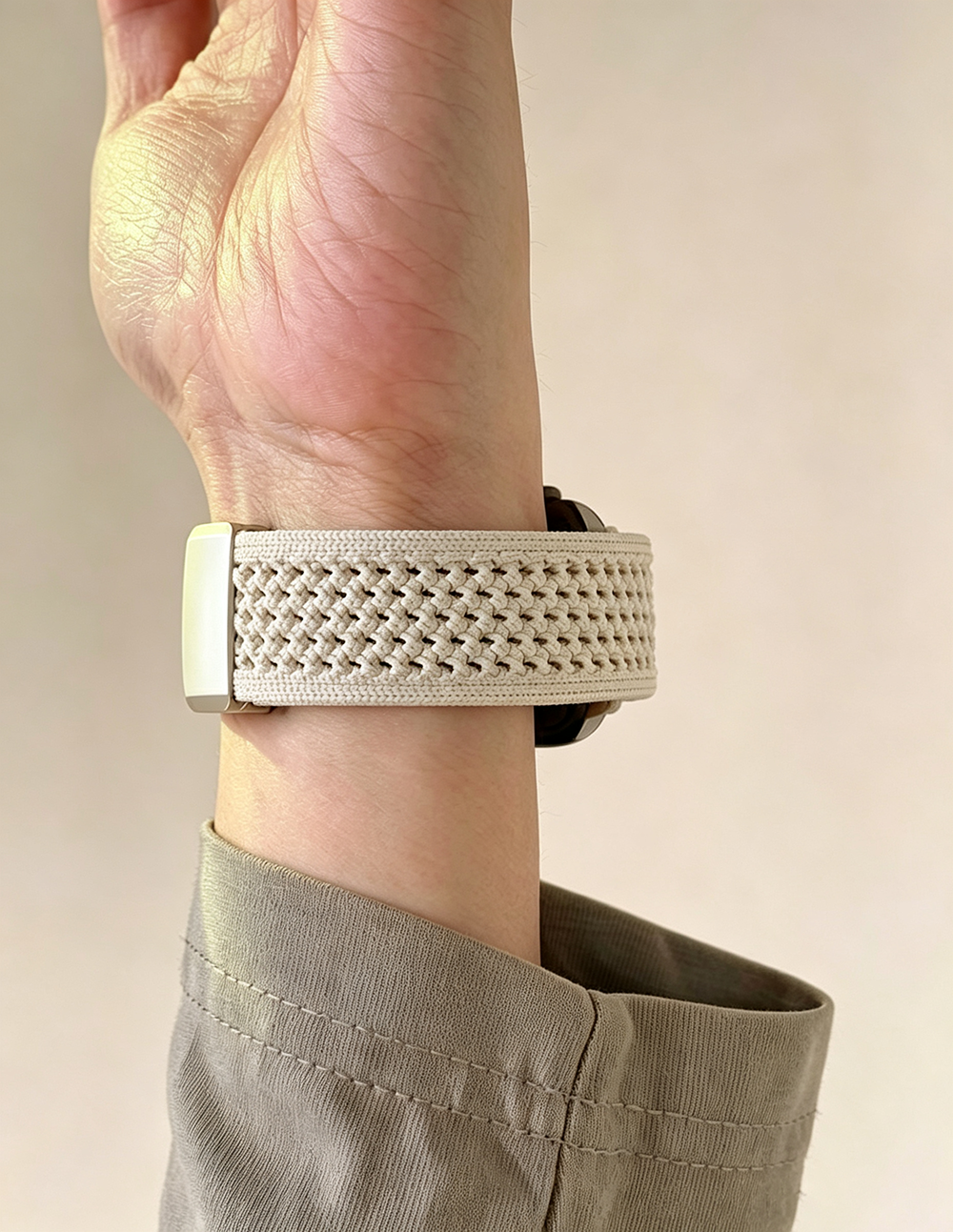 Slim Nylon Weave Hollow Magnetic Watch Band 6W6JWA137