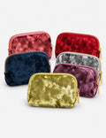 Soft Velet Portable Travel Jewelry Case with Zipper 6W13HSJ90
