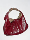 Leopard Print Large Capacity Underarm Bag 6W10BBG2020