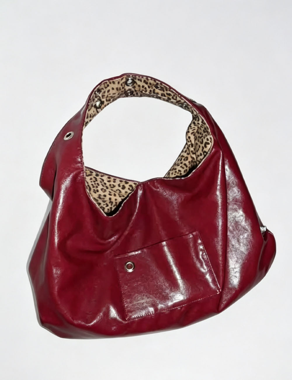 Leopard Print Large Capacity Underarm Bag 6W10BBG2020