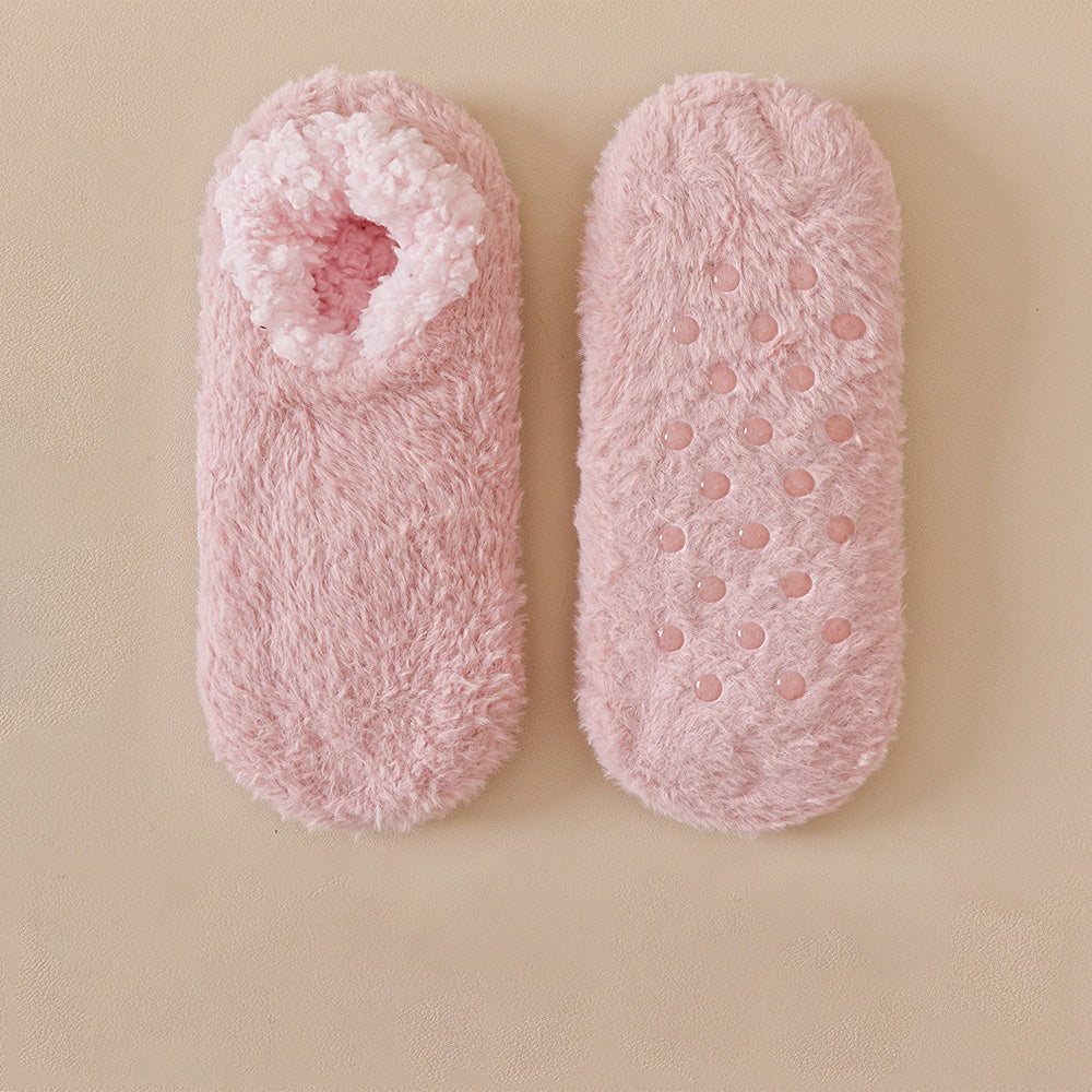 Plush Non-Slip Slipper Socks - DippedShop Wholesale - #4387
