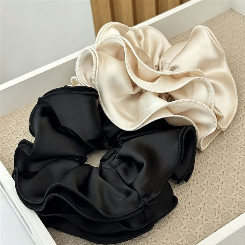 Elegant Double Layer Ruffled Elastic Scrunchies 6W6HSR353
