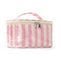 Color Block Striped Makeup Bag - DippedShop Wholesale - #4515