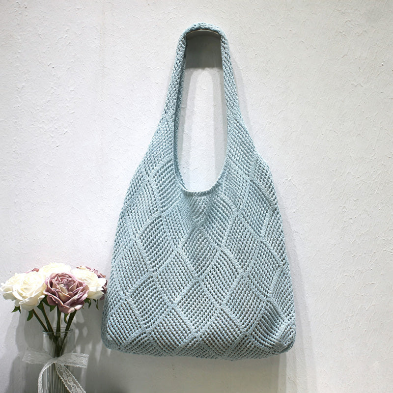 Slouchy Hollow Out Large Capacity Tote Bag 6W10BBG1782