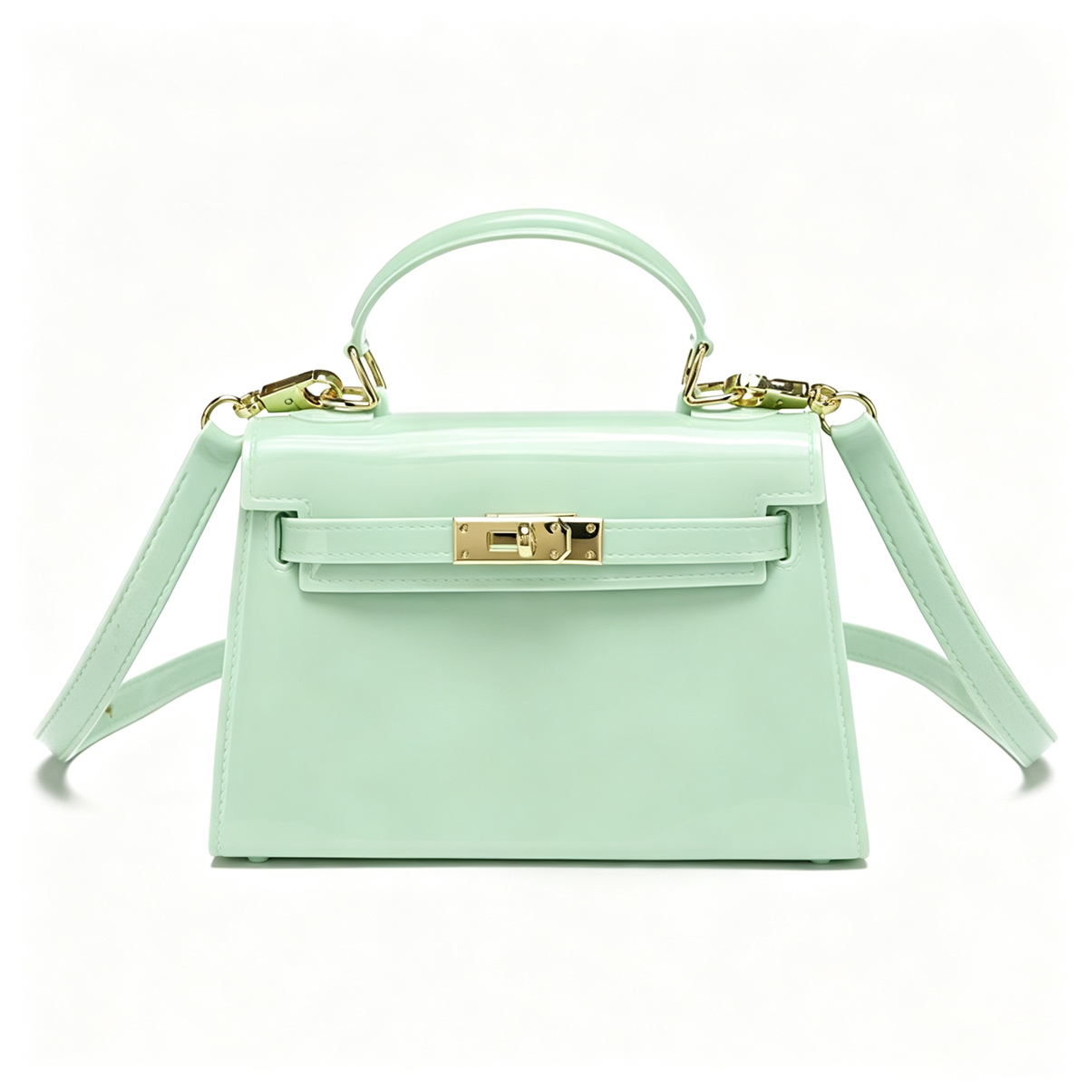 Elegant Large Capacity Clear Jelly Tote Bag 6W10BBG2114