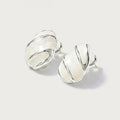 Enamel Teardrop Stud Earrings - DippedShop Wholesale - #1187