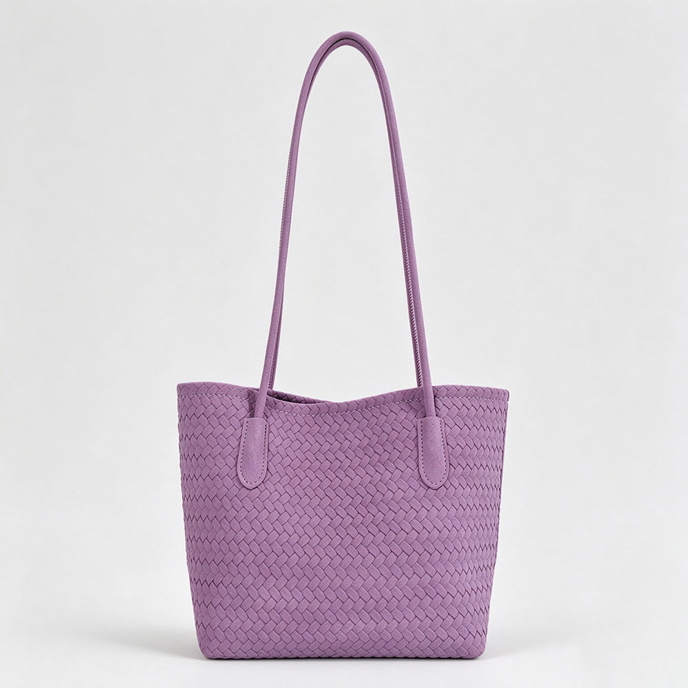 Vintage Woven Shoulder Bag With - DippedShop Wholesale - #7299