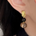 Amber Dangle Earrings - DippedShop Wholesale - #6099